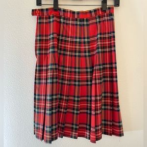 Classic, Vintage, Michelle, size 6, tartan, high waisted, pleated, skirt.
